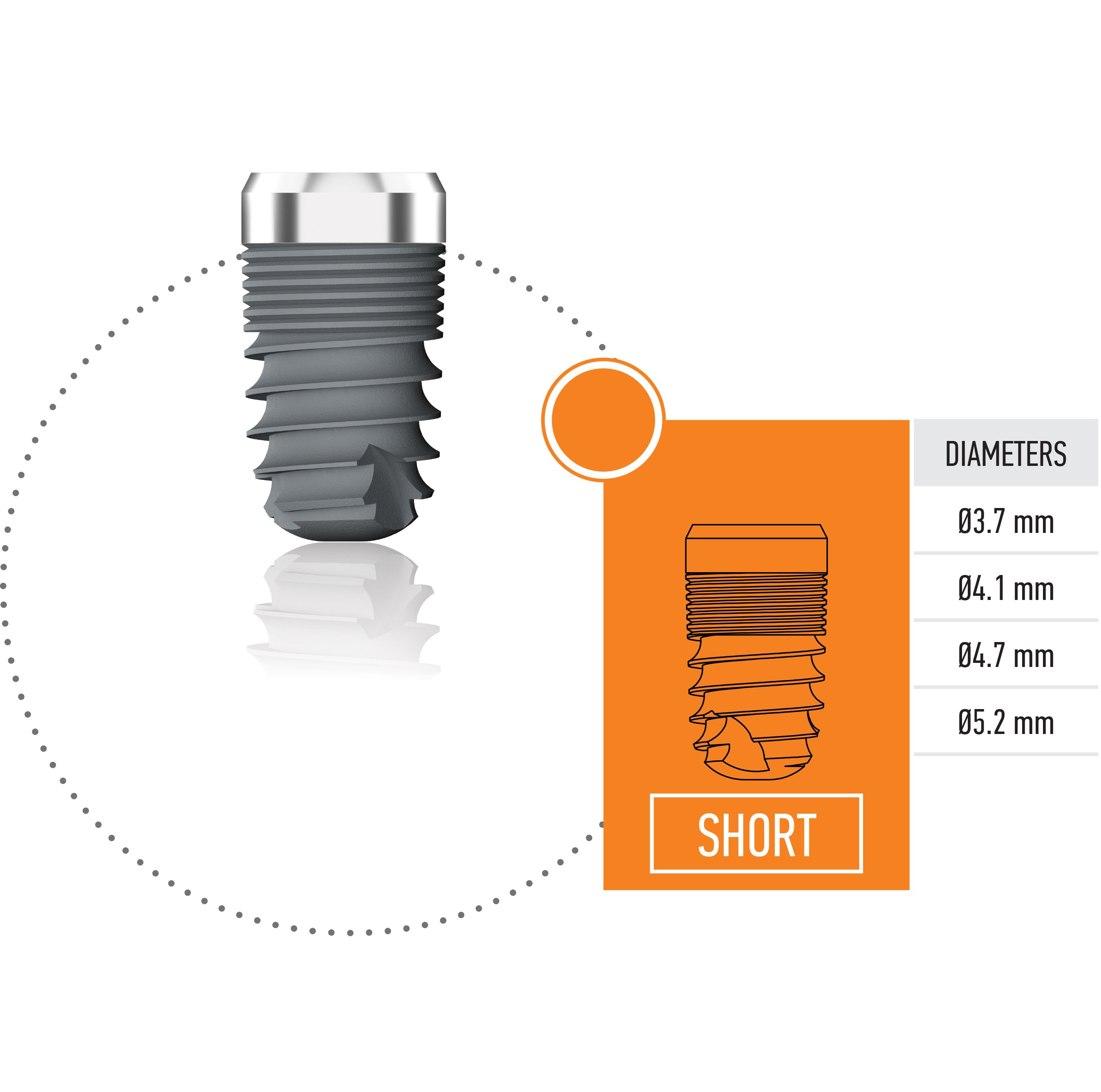 Mode Short İmplant